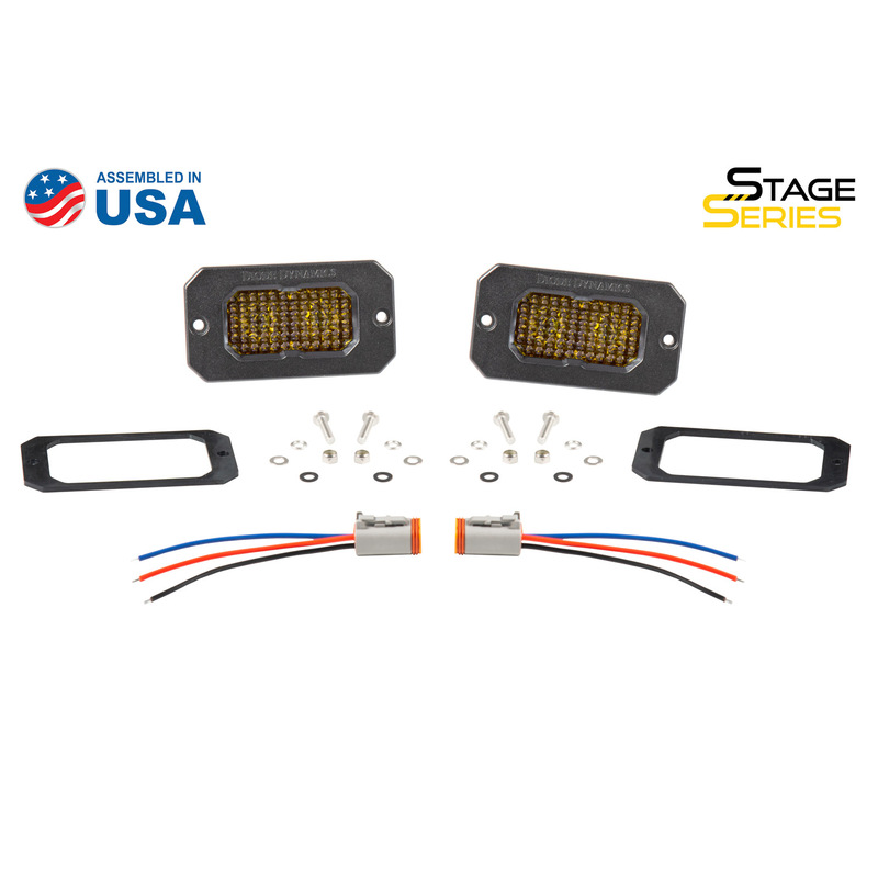  Diode Dynamics - Stage Series 2in Sport Yellow Combo Flush ABL (pair)